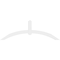 Ekena Millwork Archdale Architectural Grade PVC Gable Bracket, 72"W x 24"H x 2"D x 4"F, 8/12 Pitch GBP072X24X0204ARC00 - alternate 2